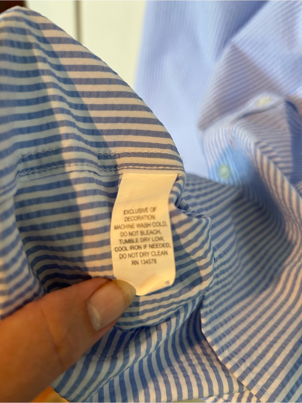 Vineyard Vines Men's Short Sleeve Seersucker Button Down XL - Picture 5 of 8